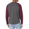 imageAmazon Essentials Long Sleeve Shirt for Men RegularFit Henley Available in Big ampamp TallCharcoal HeatherMaroon
