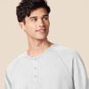 imageAmazon Essentials Long Sleeve Shirt for Men RegularFit Henley Available in Big ampamp TallLight Grey Heather