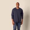 imageAmazon Essentials Long Sleeve Shirt for Men RegularFit Henley Available in Big ampamp TallNavy