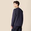 imageAmazon Essentials Long Sleeve Shirt for Men RegularFit Henley Available in Big ampamp TallNavy
