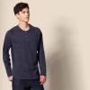 imageAmazon Essentials Long Sleeve Shirt for Men RegularFit Henley Available in Big ampamp TallNavy