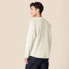 imageAmazon Essentials Long Sleeve Shirt for Men RegularFit Henley Available in Big ampamp TallOatmeal Heather