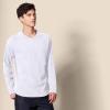 imageAmazon Essentials Long Sleeve Shirt for Men RegularFit Henley Available in Big ampamp TallWhite