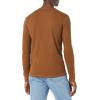 imageAmazon Essentials Long Sleeve Waffle Henley Shirts for Men SlimFitLight Brown