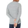 imageAmazon Essentials Long Sleeve Waffle Henley Shirts for Men SlimFitLight Grey Heather