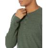 imageAmazon Essentials Long Sleeve Waffle Henley Shirts for Men SlimFitOlive Heather