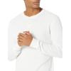 imageAmazon Essentials Long Sleeve Waffle Henley Shirts for Men SlimFitWhite