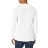 imageAmazon Essentials Long Sleeve Waffle Henley Shirts for Men SlimFitWhite