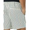 imageAmazon Essentials Mens 6quot Inseam Drawstring ShortGreen Pink Vertical Stripe