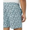 imageAmazon Essentials Mens 6quot Inseam Drawstring ShortLight Blue Graphic Flower