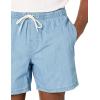 imageAmazon Essentials Mens 6quot Inseam Drawstring ShortLight Wash Chambray