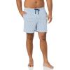 imageAmazon Essentials Mens 7quot Cotton Knit Pajama Shorts Pack of 2BlueIndigo Flamingo