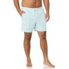 imageAmazon Essentials Mens 7quot Cotton Knit Pajama Shorts Pack of 2Dark Turquoise GreenIce Blue