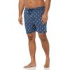 imageAmazon Essentials Mens 7quot Cotton Knit Pajama Shorts Pack of 2Grey HeatherIndigo Pineapple