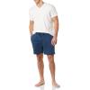 imageAmazon Essentials Mens 7quot Cotton Knit Pajama Shorts Pack of 2Indigo