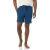 imageAmazon Essentials Mens 7quot Cotton Knit Pajama Shorts Pack of 2Indigo