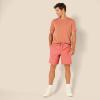 imageAmazon Essentials Mens 8quot Inseam RelaxedFit Drawstring Walk Shorts Available in Plus SizeCoral Pink