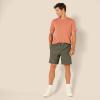 imageAmazon Essentials Mens 8quot Inseam RelaxedFit Drawstring Walk Shorts Available in Plus SizeDark Olive