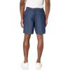 imageAmazon Essentials Mens 8quot Inseam RelaxedFit Drawstring Walk Shorts Available in Plus SizeDark Wash Chambray