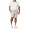 imageAmazon Essentials Mens 8quot Inseam RelaxedFit Drawstring Walk Shorts Available in Plus SizeDusty Pink Palm Leaf Print