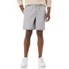 imageAmazon Essentials Mens 8quot Inseam RelaxedFit Drawstring Walk Shorts Available in Plus SizeLight Grey