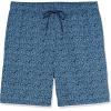 imageAmazon Essentials Mens 8quot Inseam RelaxedFit Drawstring Walk Shorts Available in Plus SizeNavy Palm Leaf Print
