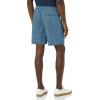 imageAmazon Essentials Mens 8quot Inseam RelaxedFit Drawstring Walk Shorts Available in Plus SizeNavy Palm Leaf Print