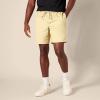 imageAmazon Essentials Mens 8quot Inseam RelaxedFit Drawstring Walk Shorts Available in Plus SizePale Yellow