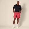 imageAmazon Essentials Mens 8quot Inseam RelaxedFit Drawstring Walk Shorts Available in Plus SizeRaspberry Red