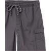 imageAmazon Essentials Mens 9quot Elastic Waist Cargo ShortDark Grey