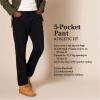 imageAmazon Essentials Mens AthleticFit Pants 5Pocket Stretch Twill Work Big ampamp TallDark Khaki Brown