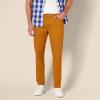 imageAmazon Essentials Mens AthleticFit Pants 5Pocket Stretch Twill Work Big ampamp TallGold