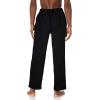 imageAmazon Essentials Mens Breathable Flannel Pajama Pant Available in Big ampamp TallBlack