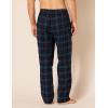 imageAmazon Essentials Mens Breathable Flannel Pajama Pant Available in Big ampamp TallBlack Blue Plaid