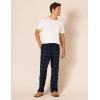 imageAmazon Essentials Mens Breathable Flannel Pajama Pant Available in Big ampamp TallBlack Blue Plaid