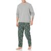 imageAmazon Essentials Mens Breathable Flannel Pajama Pant Available in Big ampamp TallBlack Folkloric