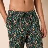imageAmazon Essentials Mens Breathable Flannel Pajama Pant Available in Big ampamp TallBlack Folkloric