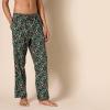 imageAmazon Essentials Mens Breathable Flannel Pajama Pant Available in Big ampamp TallBlack Folkloric