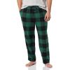imageAmazon Essentials Mens Breathable Flannel Pajama Pant Available in Big ampamp TallBlack Green Buffalo Plaid