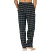 imageAmazon Essentials Mens Breathable Flannel Pajama Pant Available in Big ampamp TallBlack Grey Buffalo Plaid