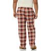 imageAmazon Essentials Mens Breathable Flannel Pajama Pant Available in Big ampamp TallBurgundy Orange White Plaid
