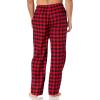 imageAmazon Essentials Mens Breathable Flannel Pajama Pant Available in Big ampamp TallCherry RedBlack Classic Buffalo Plaid