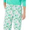 imageAmazon Essentials Mens Breathable Flannel Pajama Pant Available in Big ampamp TallEcru Festive Tree
