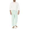 imageAmazon Essentials Mens Breathable Flannel Pajama Pant Available in Big ampamp TallMint Green Forest Animals