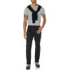 imageAmazon Essentials Mens Chinos Athletic Fit Work Pants 5Pocket Comfort StretchBlack