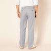 imageAmazon Essentials Mens ClassicFit ExpandableWaist FlatFront Dress PantLight Grey