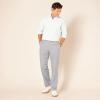 imageAmazon Essentials Mens ClassicFit ExpandableWaist FlatFront Dress PantLight Grey