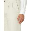 imageAmazon Essentials Mens ClassicFit ExpandableWaist Pleated Dress PantStone