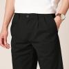 imageAmazon Essentials Mens ClassicFit WrinkleResistant Pleated Chino Pant Available in Big ampamp TallBlack