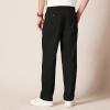 imageAmazon Essentials Mens ClassicFit WrinkleResistant Pleated Chino Pant Available in Big ampamp TallBlack